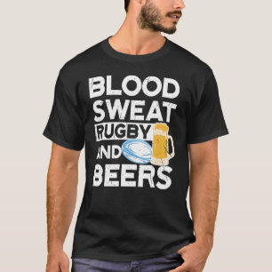 T-shirt Rugby À Sueur De Sang Et Bières Rugby Fidji