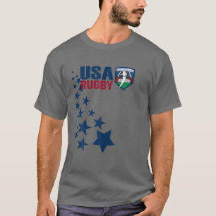 T-shirt Rugby Américain, Fans De Rugby USA Tee