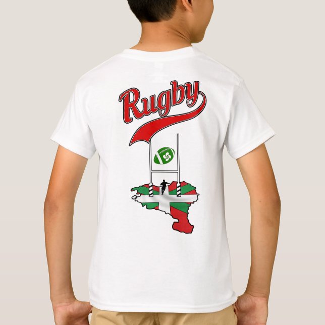 T-shirt Rugby Basque (Dos)