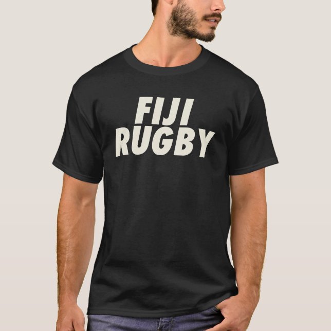T-shirt Rugby des Fidji (Devant)