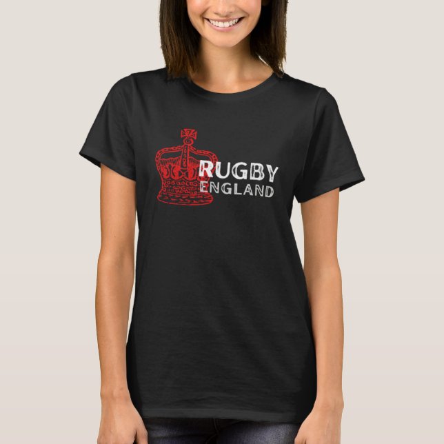 T-shirt RUGBY England Crown Badge (Devant)