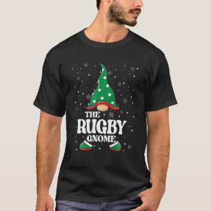 T-shirt Rugby Gnome Noël Sport Matching Family Gr