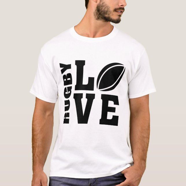 T-shirt Rugby Love (Devant)