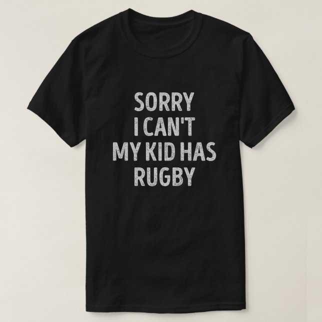 T-shirt Rugby Maman Papa Funny Rugby Parent (Design devant)