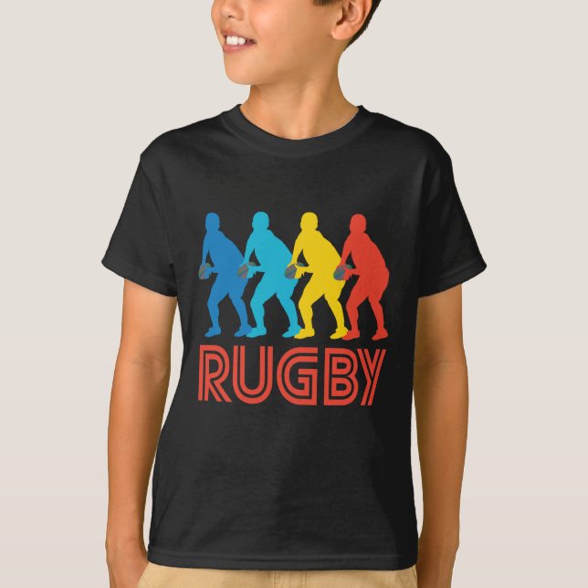 T-shirt Rugby Retro (Devant)