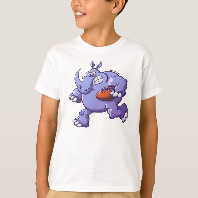 T-shirt Rugby Rhinoceros (Devant)