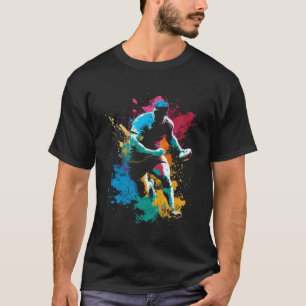 T-shirt Rugby Splash Rugger Retro Rugby Player