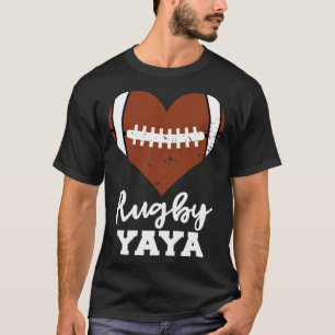 T-shirt Rugby Yaya Coeur Joueur de rugby Yaya