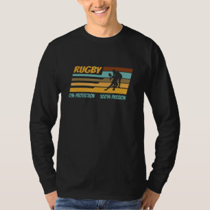 T-shirt Rugby Zero Protection Beaucoup de Passion Joueur