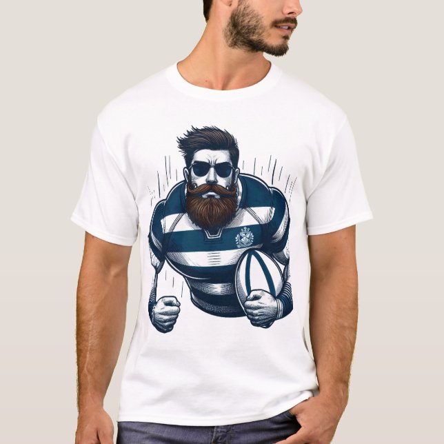 T-shirt rugbyman (Devant)