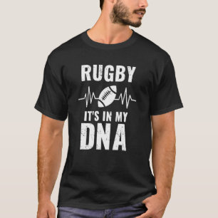 T-shirt Rugbys Rugby Sports Rugby C'est dans mon ADN Rugby