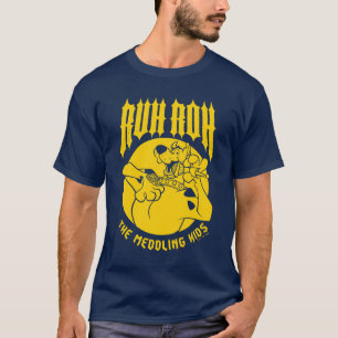 T-shirt Ruh Roh Scooby-Doo L'Icône Des Enfants En Médaille
