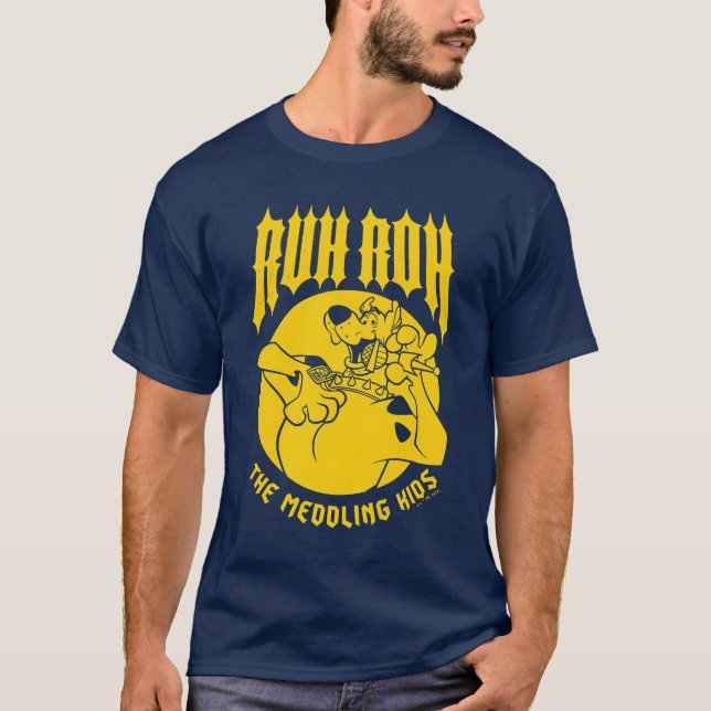 T-shirt Ruh Roh Scooby-Doo L'Icône Des Enfants En Médaille (Devant)