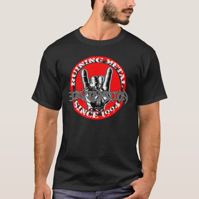 T-shirt ruiner le métal (Devant)