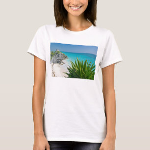T-shirt Ruines maya à la plage dans Tulum