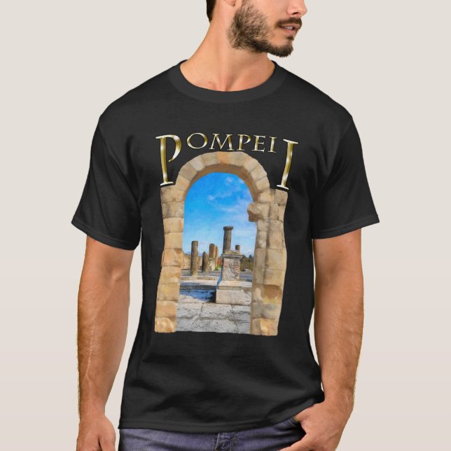 T-shirt Ruines romaines de Pompeii antique (Devant)