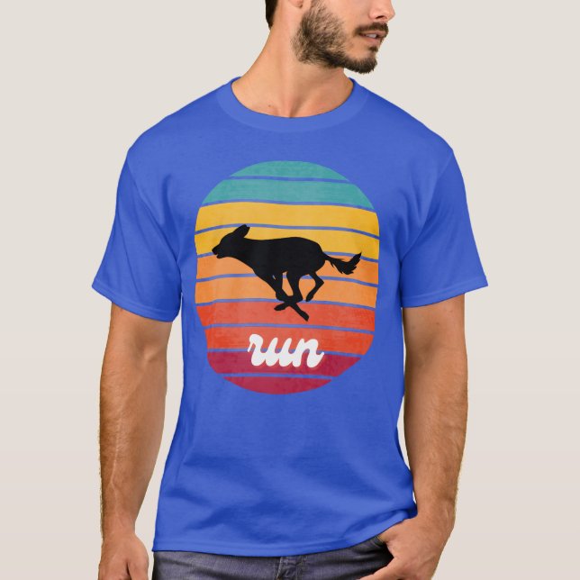 T-shirt Run Dog ami fille (Devant)