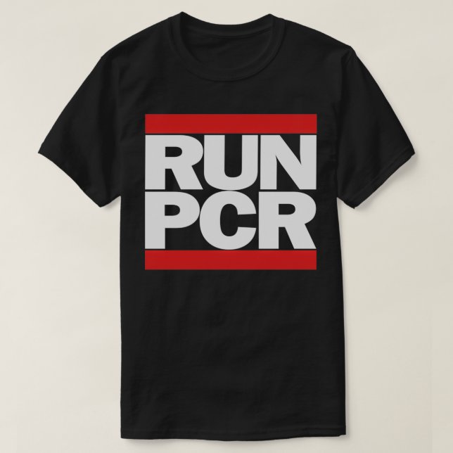 T-shirt RUN PCR laboratoire Biotechnologie ADN Bio molécul (Design devant)