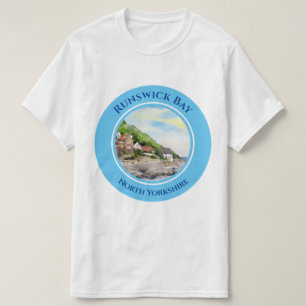 T-shirt RunBrunswick Bay North Yorkshire, Angleterre Aquar