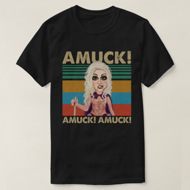 T-shirt Running Amuck - The Witchy Call to Chaos (Design devant)