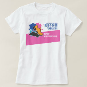T-shirt Running Shoe, Charity Run-Walk-a-Thon Event