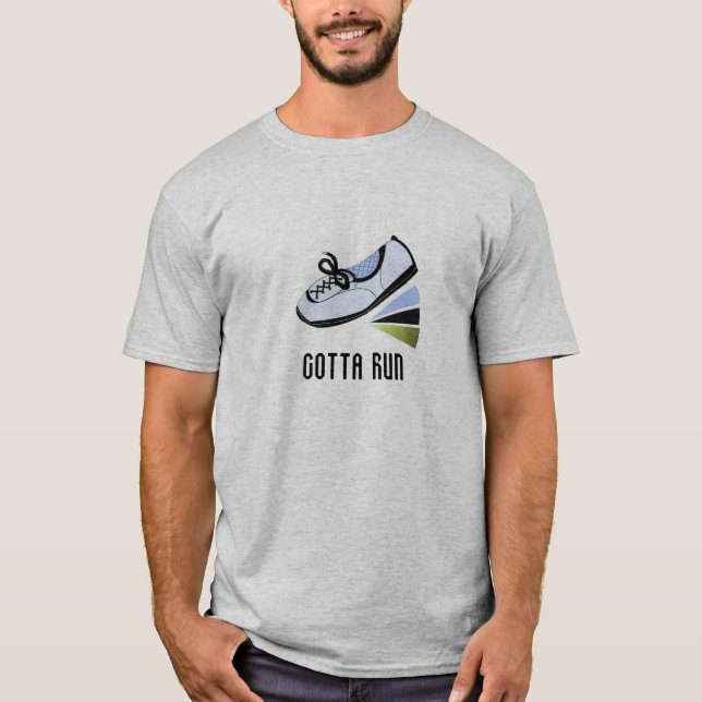 T-shirt Running Shoe - Gotta Run (Devant)