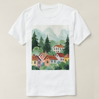 T-shirt Rural landscape