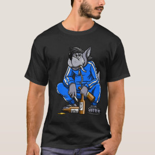 T-shirt Russe Gopnik Russe Squat Nu Pogodi Wolf Russie