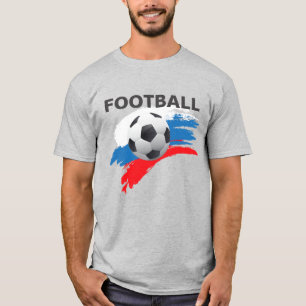 T-shirt russe masculin de football