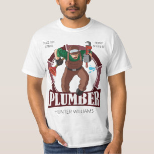 T-shirt Russe moderne plomberie professionnelle plomberie