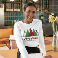 Russe Rouge Paid Joyeux Noël Long Manche