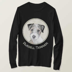 T-shirt Russell Terrier Peinture rugueuse - Art Chien orig