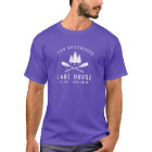 Rustic Lake Maison Nom de famille Bateau Oars Tree