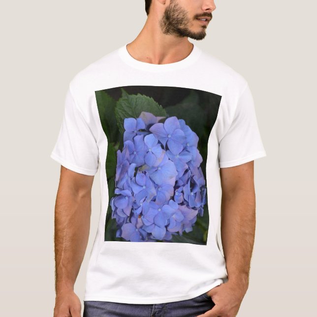 T-shirt Rustique Purple Hydrangea macrophylla (Devant)