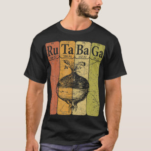 T-shirt Rutabaga éléments de tableau périodique Swede Ruta
