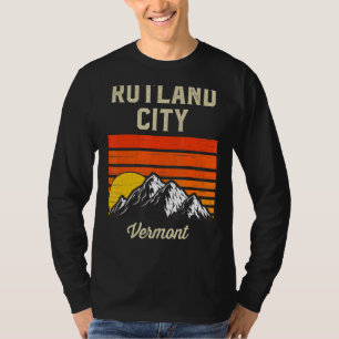 T-shirt Rutland City Vermont Retro Vintage City State Usa