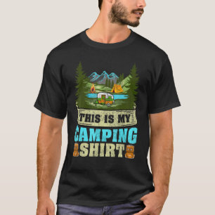 T-shirt Rv Camper Travel Trailer Voici Mon Camping