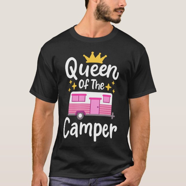 T-shirt RV Camping Camper vintage (Devant)