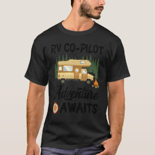 T-shirt Rv Co Pilote Aventure Attend Camping Camper