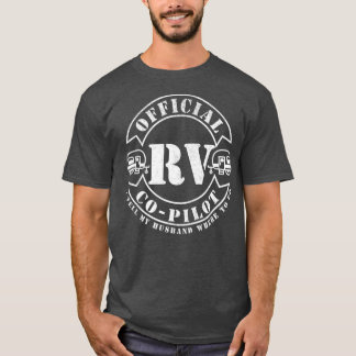 T-shirt RV CoPilote à domicile RV Camping Remorque