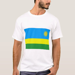 T-shirt rwanda flag