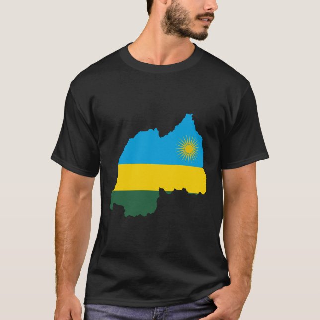 T-shirt RWANDA Special Adventure Personnalisable Noir (Devant)