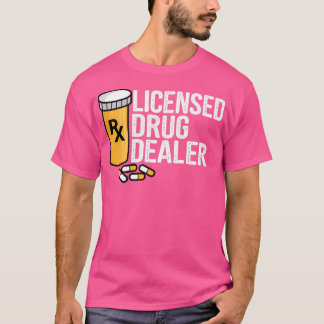 T-shirt Rx Concessionnaire Drôle Drôle Pharmaciens Drogue 