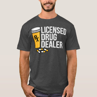 T-shirt Rx Concessionnaire Drôle Drôle Pharmaciens Médicam