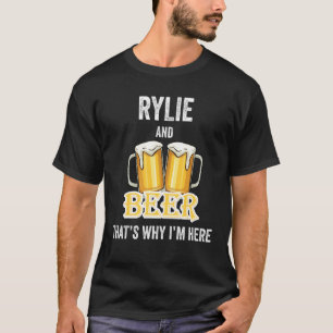 T-shirt Rylie Et Beer C'est pour ça que je suis ici