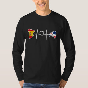 T-shirt Rythme espagnol dominicain Drapeau Espagne Patrimo