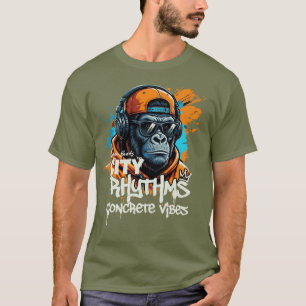 T-shirt Rythmes de la ville – Beats urbains et vibrations 