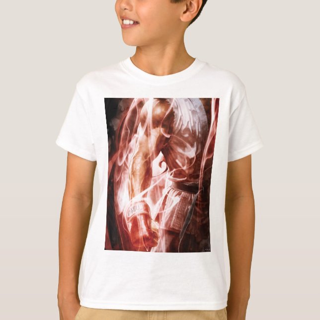 T-shirt Ryu Bras droit brillant (Devant)