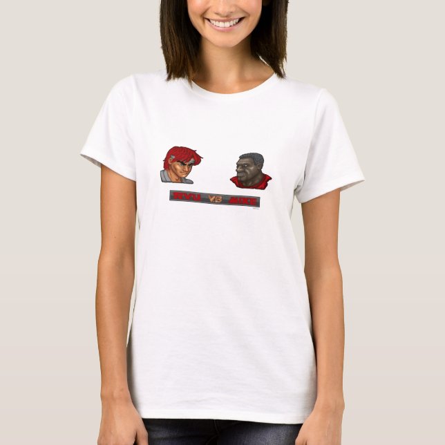 T-shirt Ryu contre Mike (Devant)