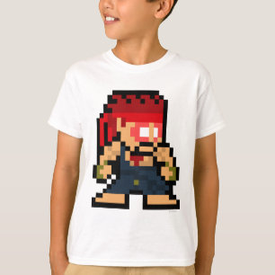 T-shirt Ryu mauvais à 8 bits